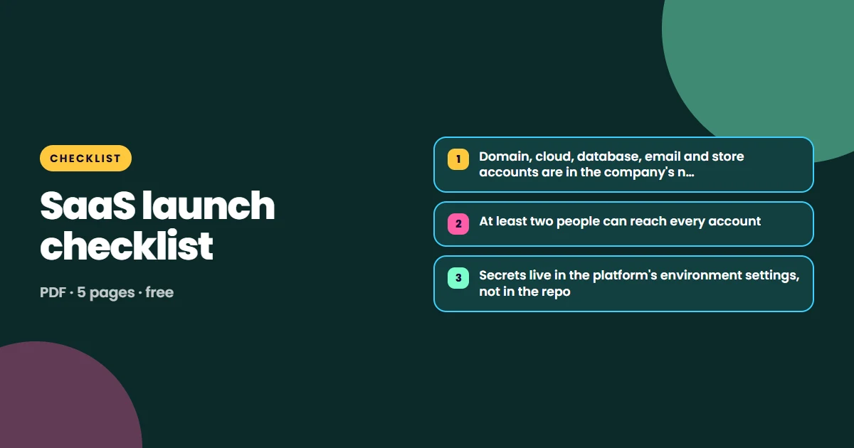 SaaS launch checklist: a preview of what is inside