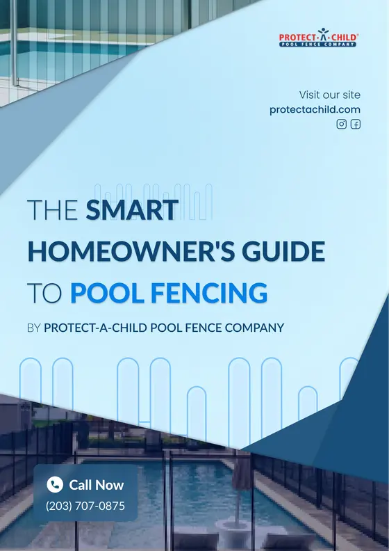 Protect-a-Child Pool Fence Company ebook cover on pool fencing